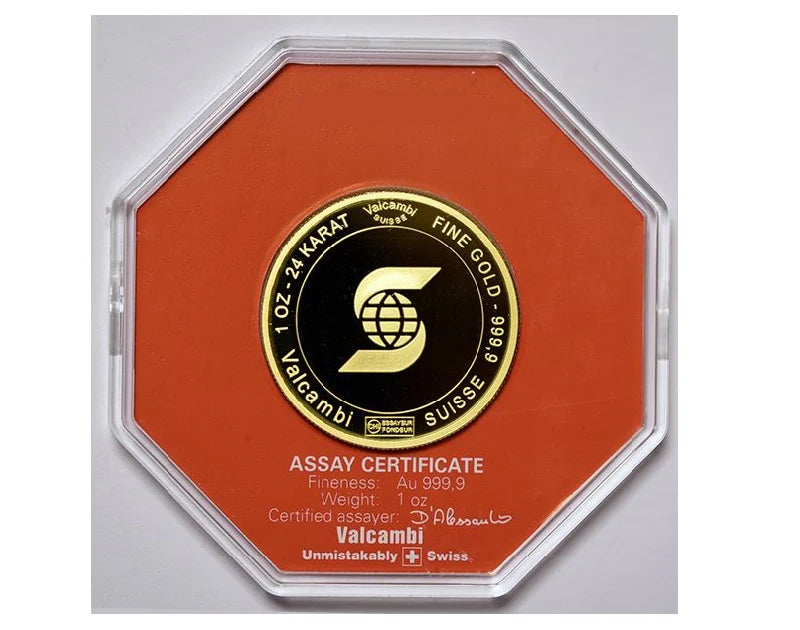 1 oz Gold Scotiabank Round Bar