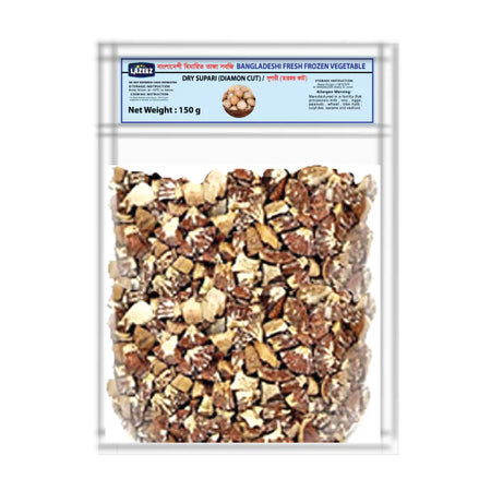 Lazeez Supari (Diamond Cut) 150g. 150g X 48 Pack Per Case. Factory Price, Save $36
